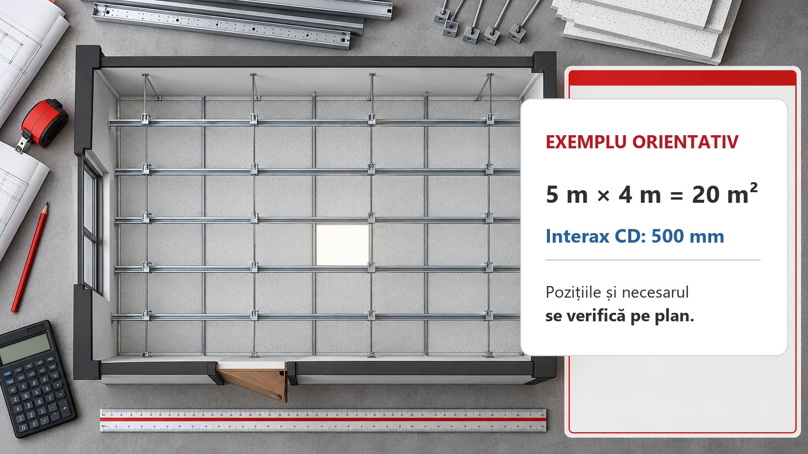 calcul numar profile suspensii