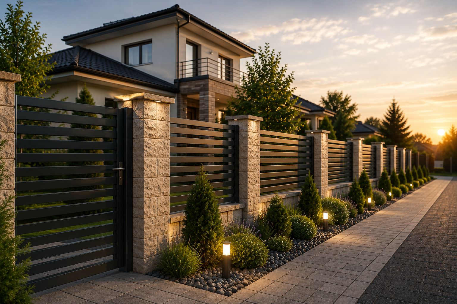 constructie gard casa