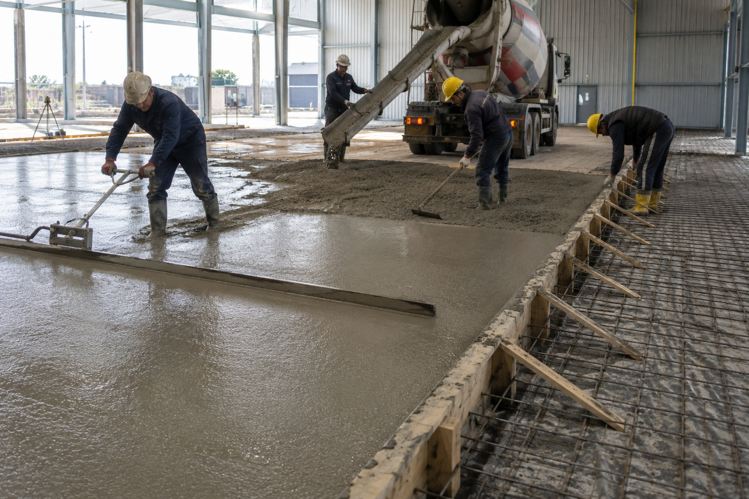 etape elicopterizare beton