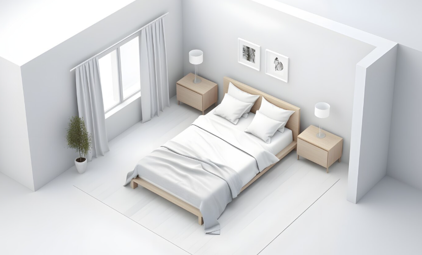 planificare spațiu dormitor