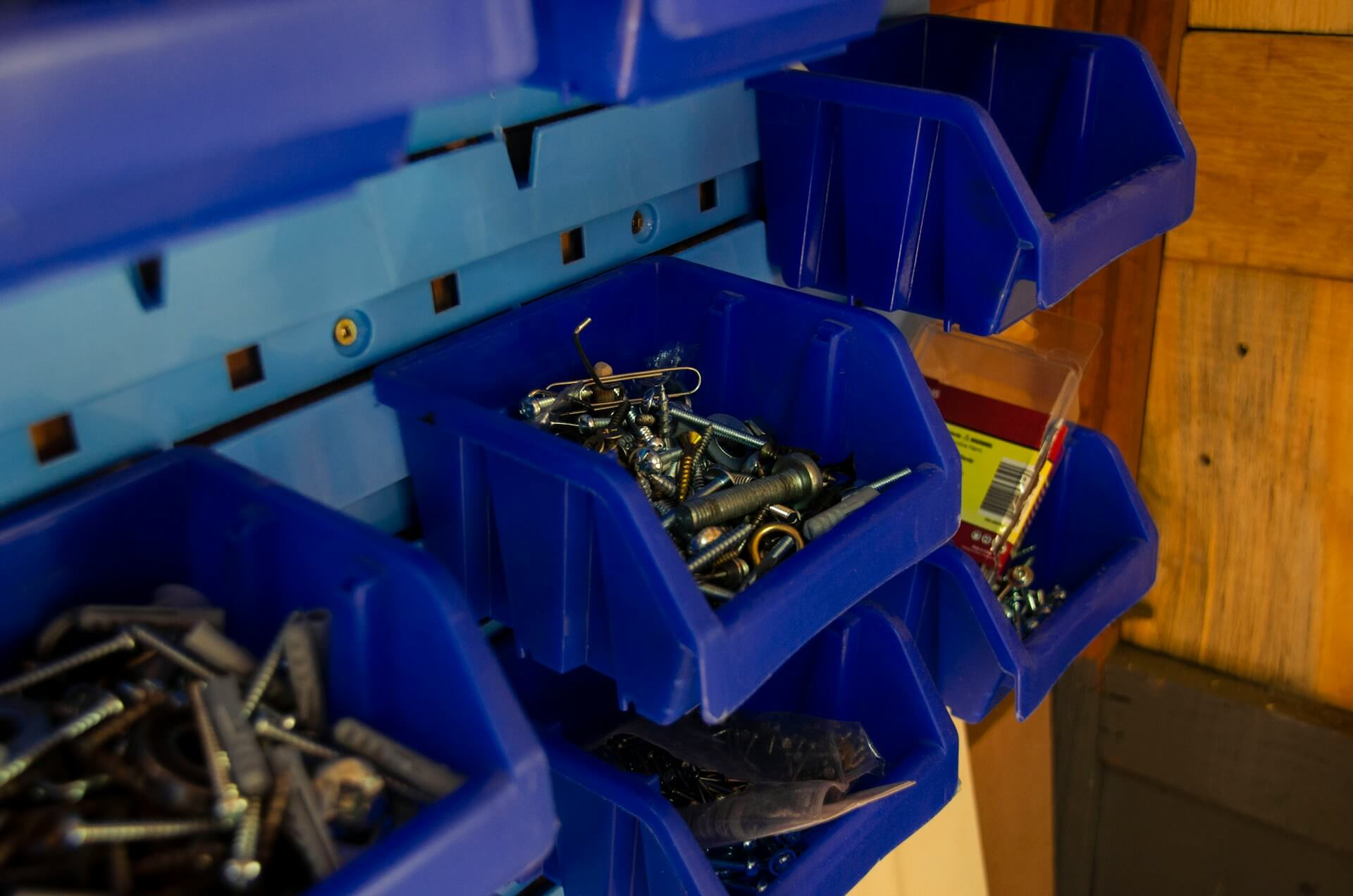 workshop bins (containers)